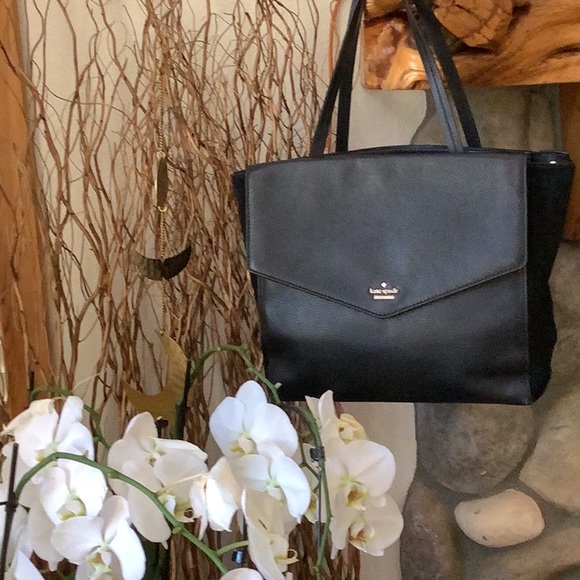 Authentic Kate Spade Large Satchel Pebbled Leather Purse - Picture 1 of 7